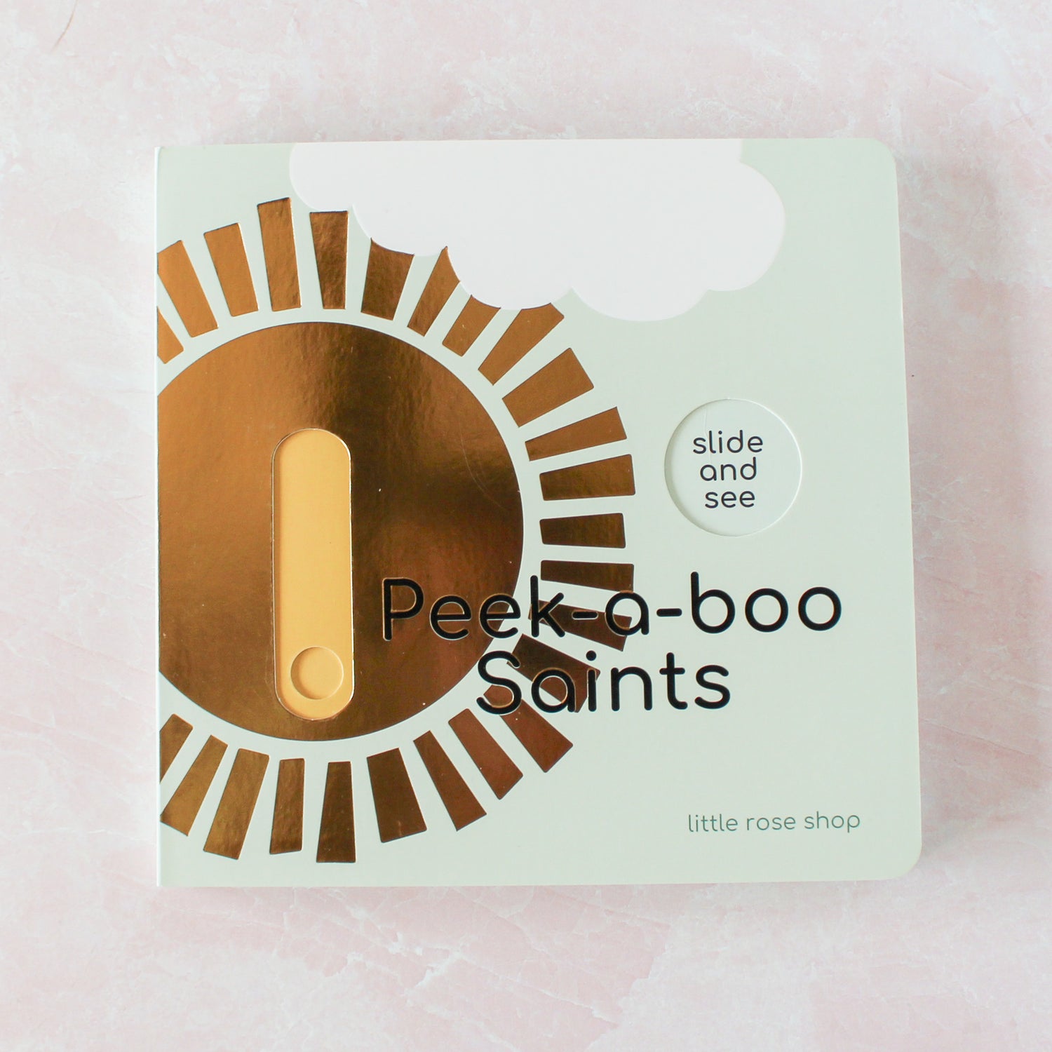 Peek-a-Boo Saints Board Book