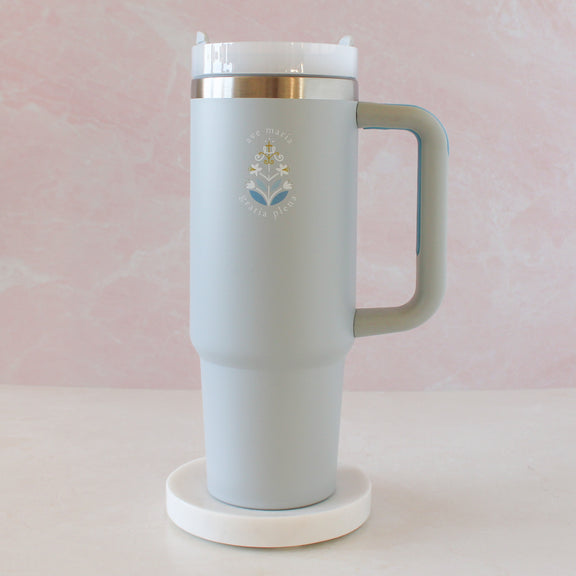 Ave Maria 30oz Tumbler - Shepherd Me Shop