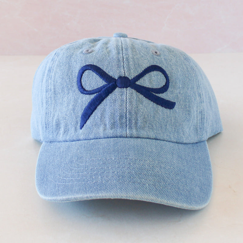 Our Lady, Undoer of Knots Embroidered Baseball Cap – Denim - Shepherd Me Shop