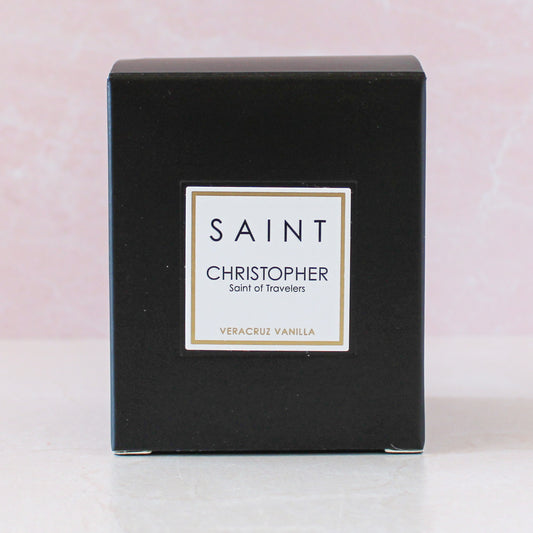 Saint Christopher Prayer Candle: Veracruz Vanilla