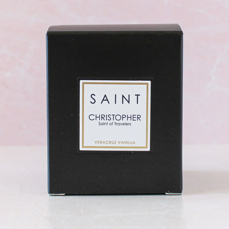 Saint Christopher Prayer Candle: Veracruz Vanilla - Shepherd Me Shop