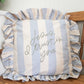Jesus, I Trust in You Ruffle Pillow – Embroidered - Shepherd Me Shop
