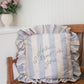 Jesus, I Trust in You Ruffle Pillow – Embroidered - Shepherd Me Shop