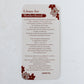 Litany for Motherhood Prayer Card - Shepherd Me Shop