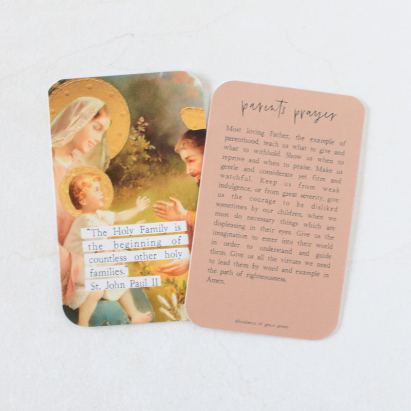 Parent’s Prayer Card - Shepherd Me Shop