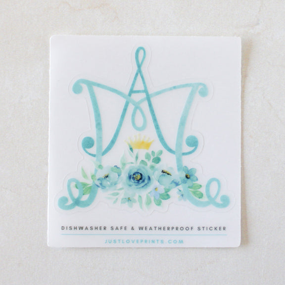 Auspice Maria Vinyl Sticker - Shepherd Me Shop