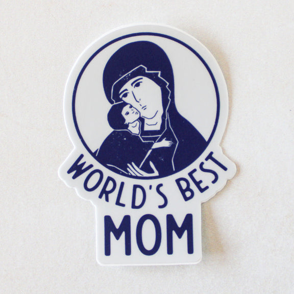 Our Lady of Tenderness Vinyl Sticker - Shepherd Me Shop