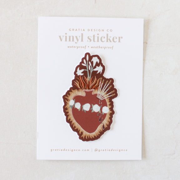 Immaculate Heart of Mary Vinyl Sticker - Shepherd Me Shop