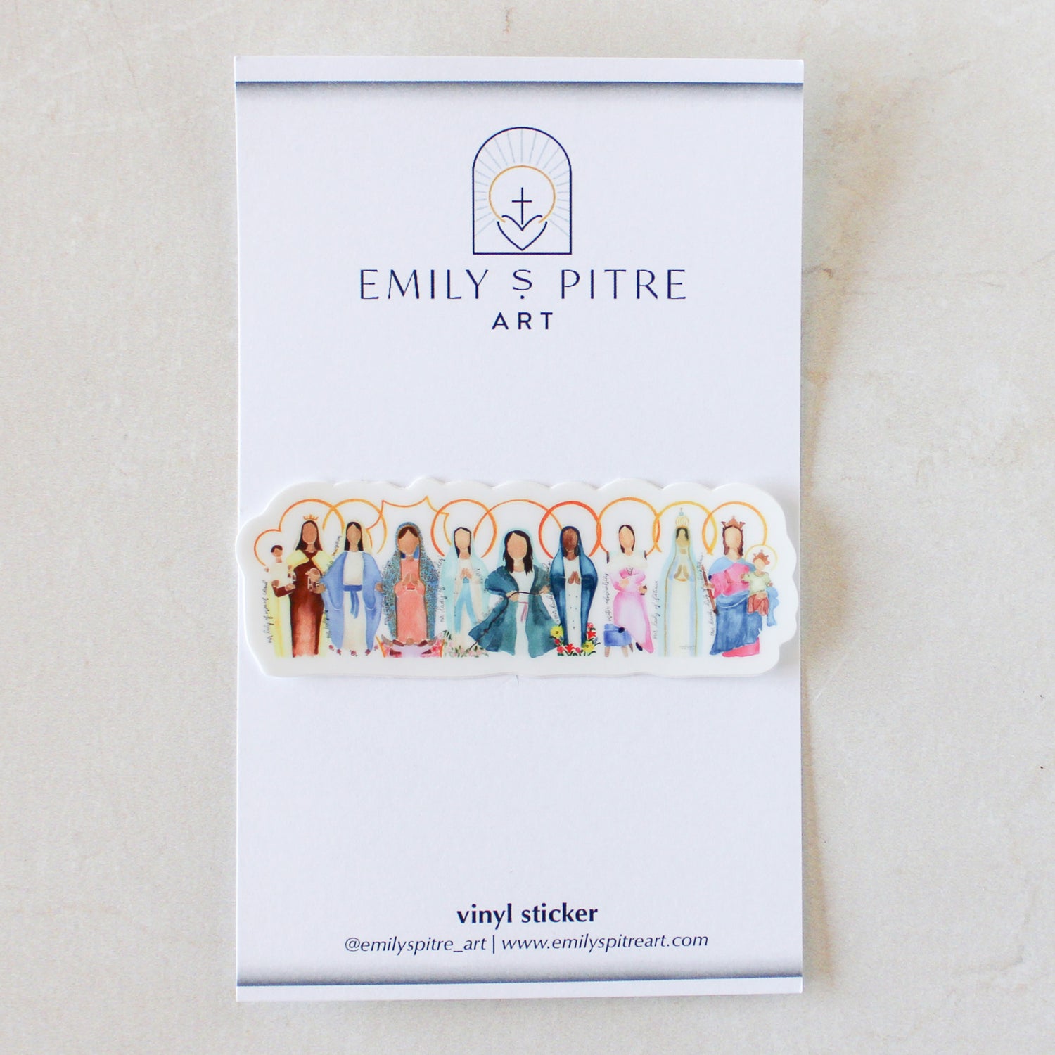 Many Mary Vinyl Sticker - Shepherd Me Shop