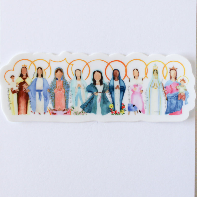 Many Mary Vinyl Sticker - Shepherd Me Shop