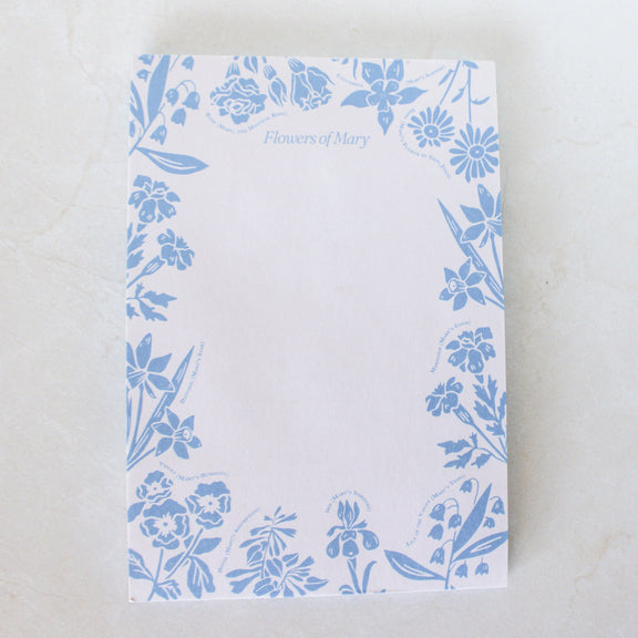 Flowers of Mary Notepad - Shepherd Me Shop