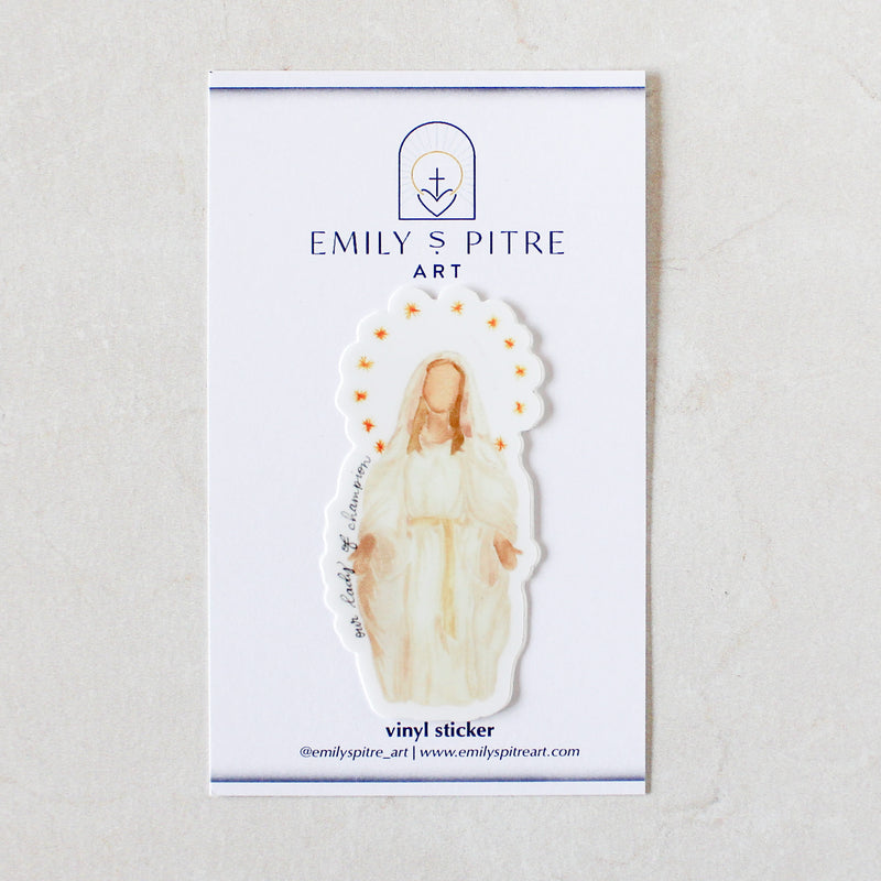 Our Lady of Champion Sticker