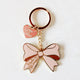 Made in His Image Bow Enamel Keychain