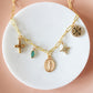 Catholic Wear Your Faith Charm Necklace – Gold Paperclip Chain