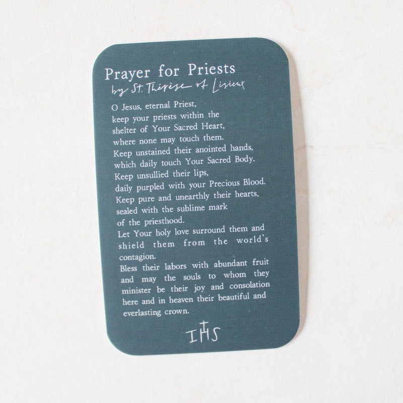 Prayer for Priests Prayer Card