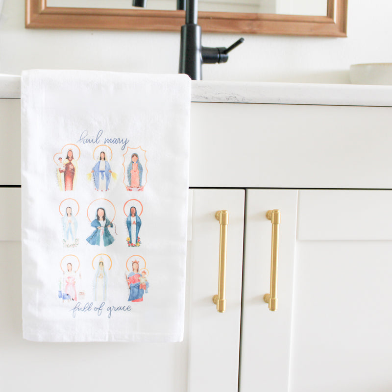 Many Marys Tea Towel