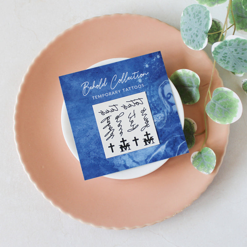 "Behold Collection" Temporary Tattoos: 1 Pack