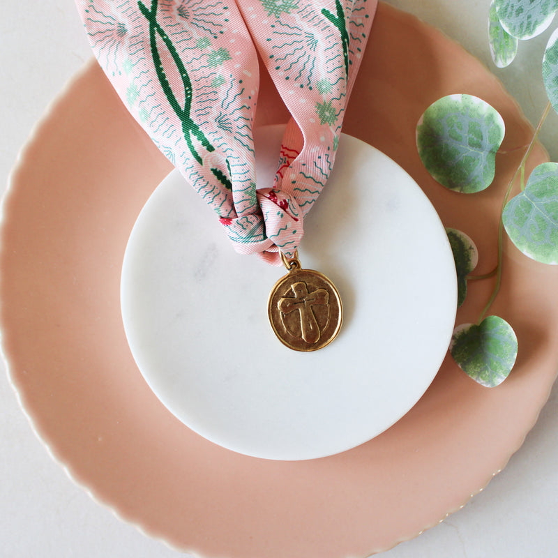 Guardian Angel Scarf Necklace