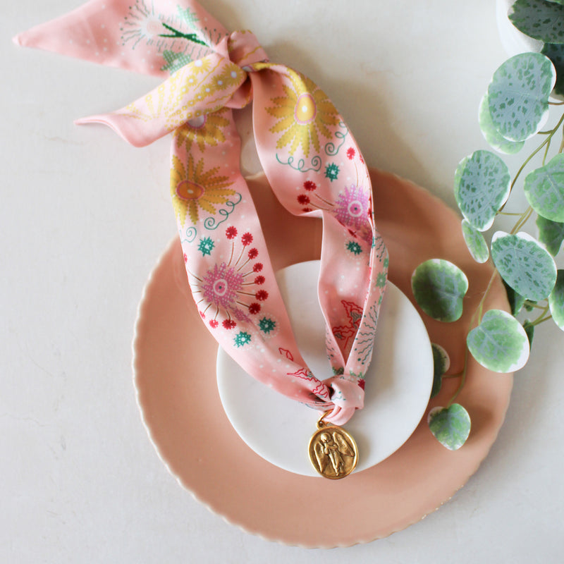 Guardian Angel Scarf Necklace