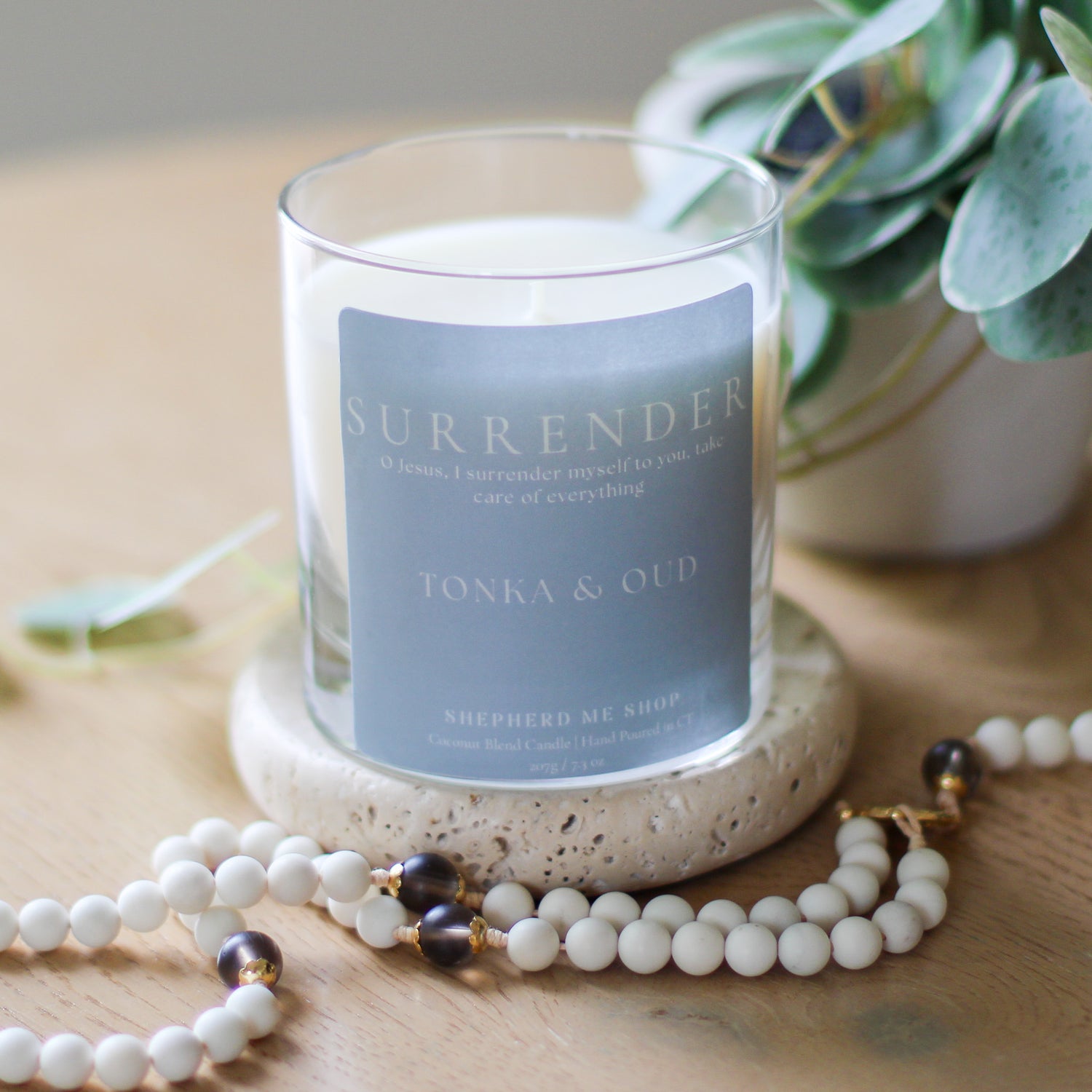 Surrender Candle: Tonka & Oud