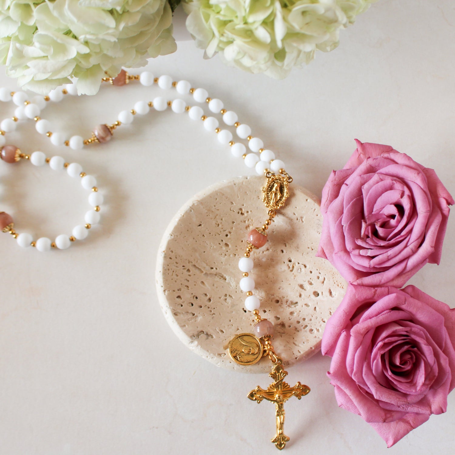 St. Thérése of Lisiuex Little Flower Rosary - Shepherd Me Shop