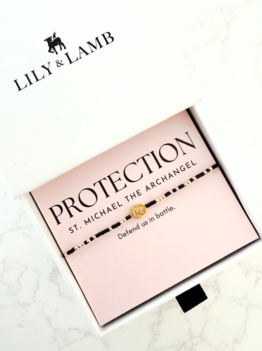 St. Michael Bracelet: Armor Blue