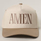 AMEN Trucker Hat: BEIGE