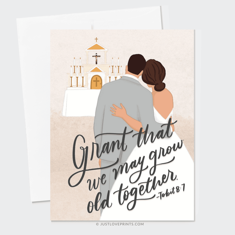 Grant That We May Grow Old Together Greeting Card - Shepherd Me Shop