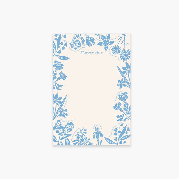 Flowers of Mary Notepad - Shepherd Me Shop