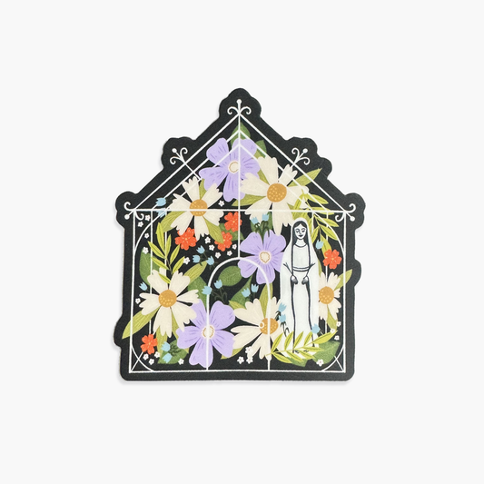 Mary Garden Vinyl Sticker - Shepherd Me Shop