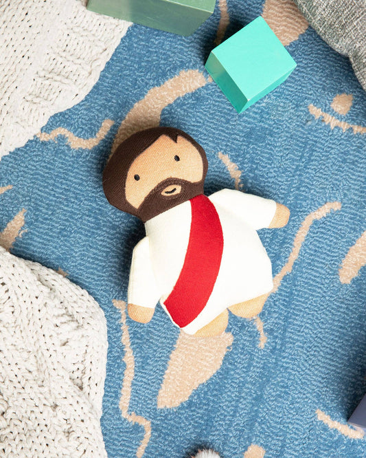 Jesus Plush Rattle Doll