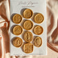 Catholic Wax Seals: Pack of 10 - Gold - Shepherd Me Shop