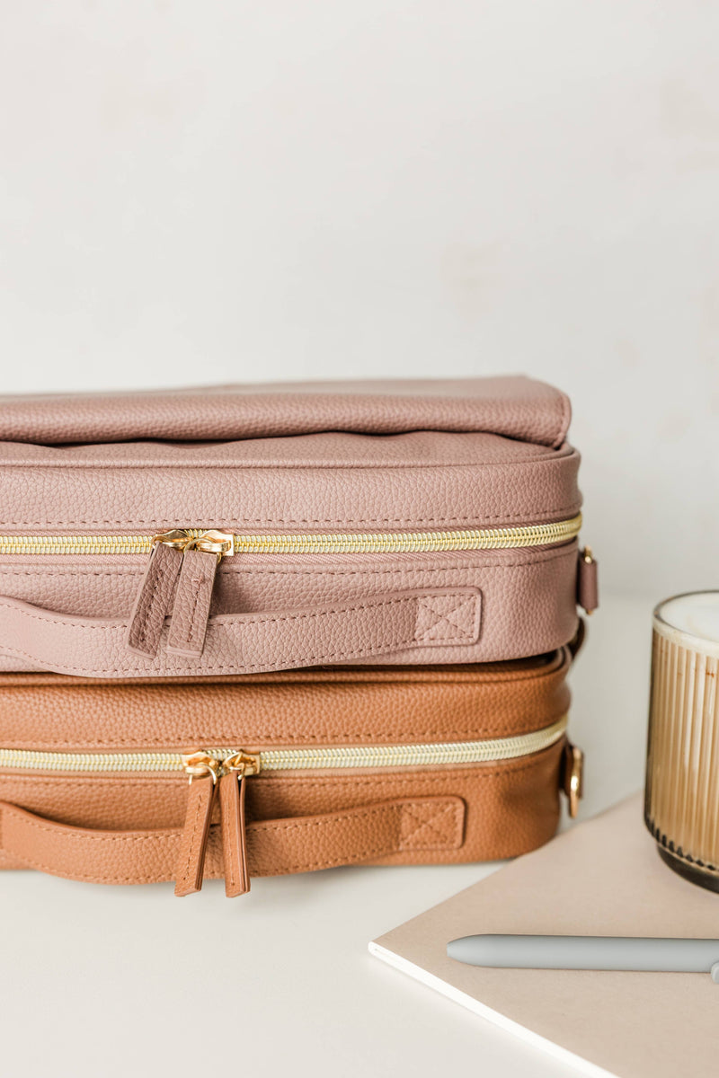 Bible Bag Crossbody: Mocha Bible Cover