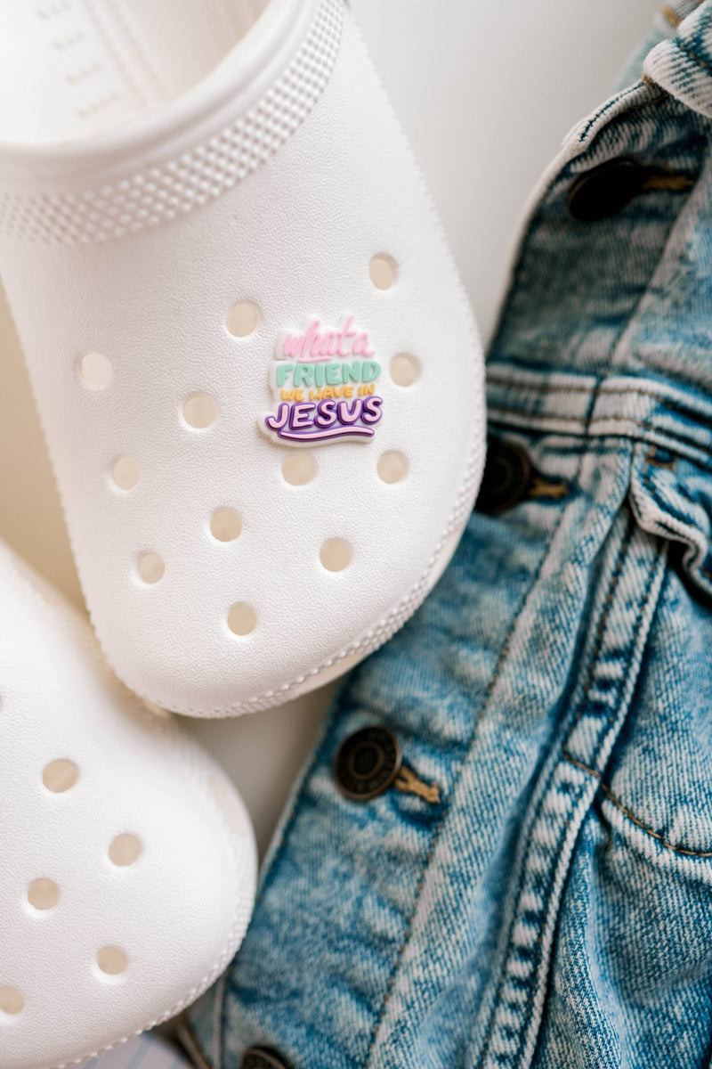 What A Friend We Have In Jesus Shoe Charm - Shepherd Me Shop