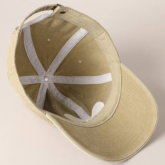 Our Lady, Undoer of Knots Embroidered Baseball Cap - Sand - Shepherd Me Shop