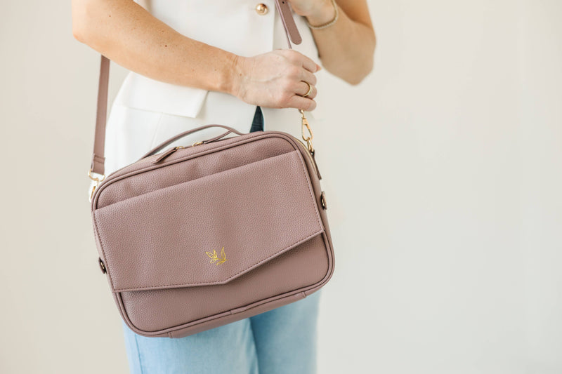 Bible Bag Crossbody: Lavender Bible Cover