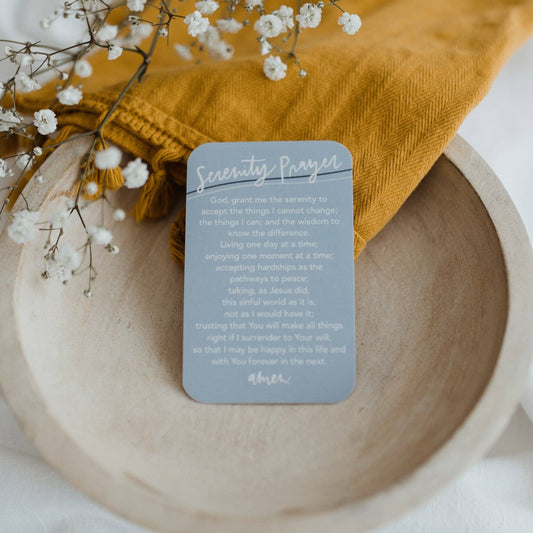 Serenity Prayer Card - Shepherd Me Shop