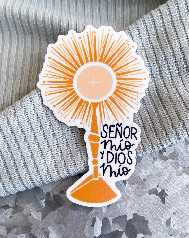 My Lord & My God Monstrance Sticker