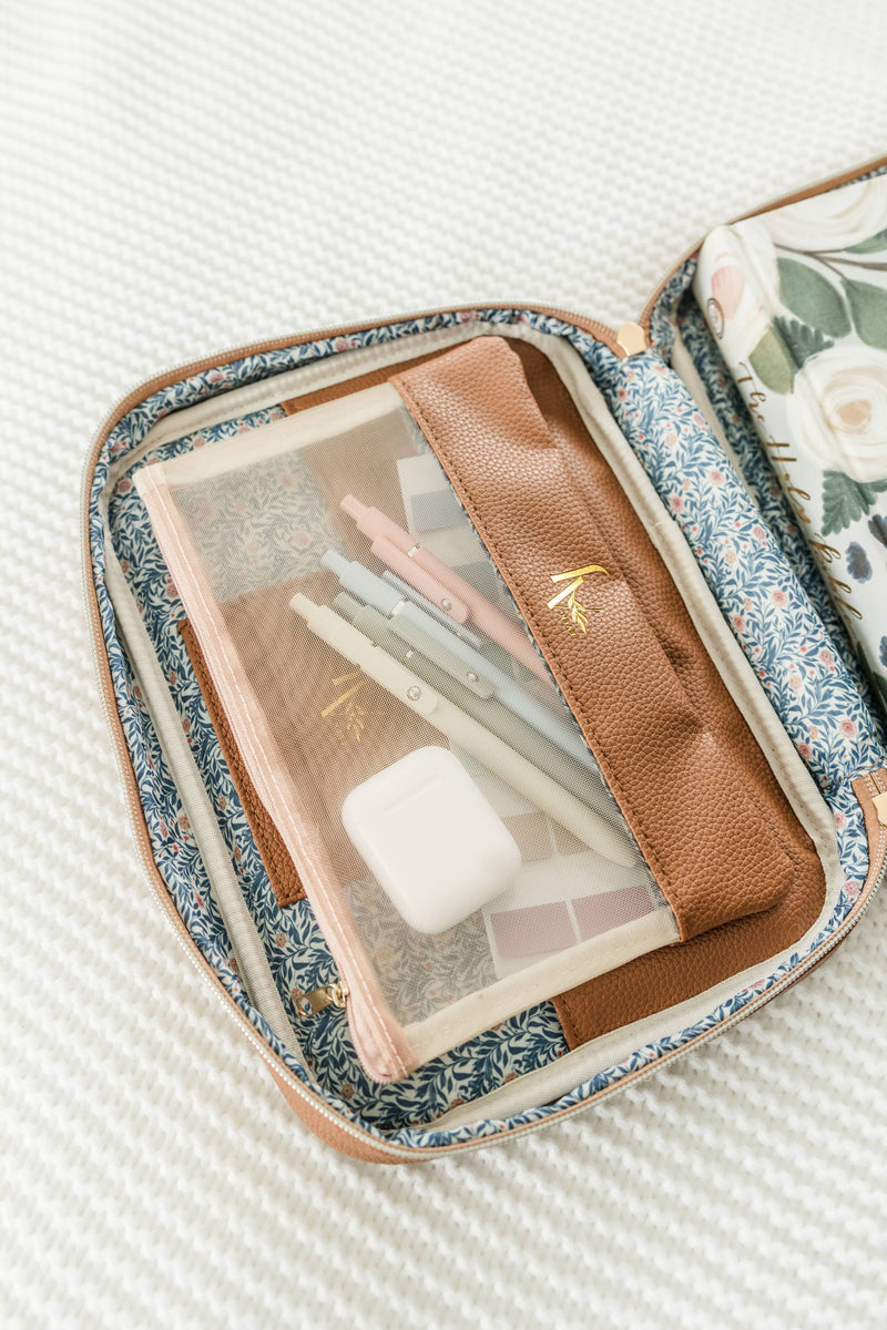 Bible Bag Crossbody: Mocha Bible Cover