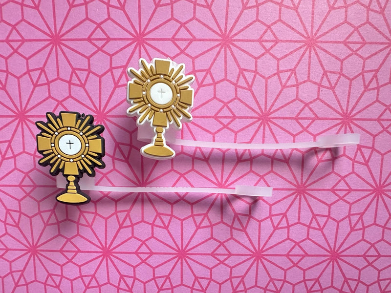 Catholic Straw Toppers: Adoration (2 pack!)