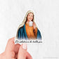 Mary "Sipping with the Saints" Sticker - Shepherd Me Shop