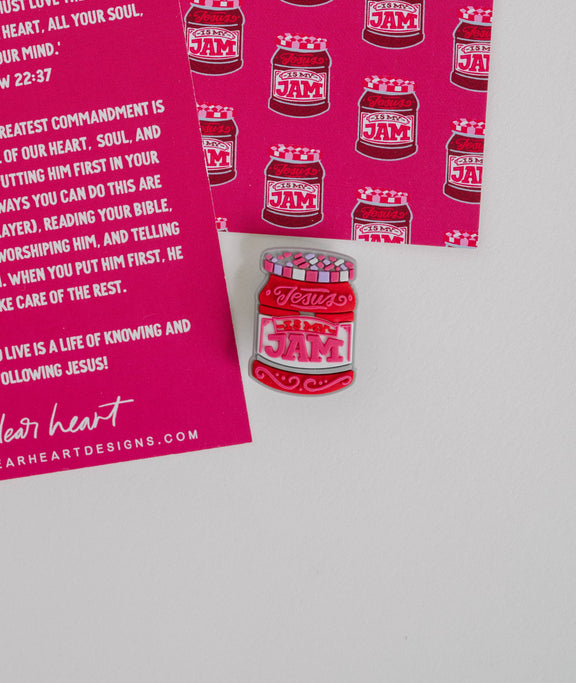 Jesus Is My Jam Shoe Charm - Shepherd Me Shop