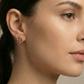 Our Lady of Lourdes Earrings: Pink Rose
