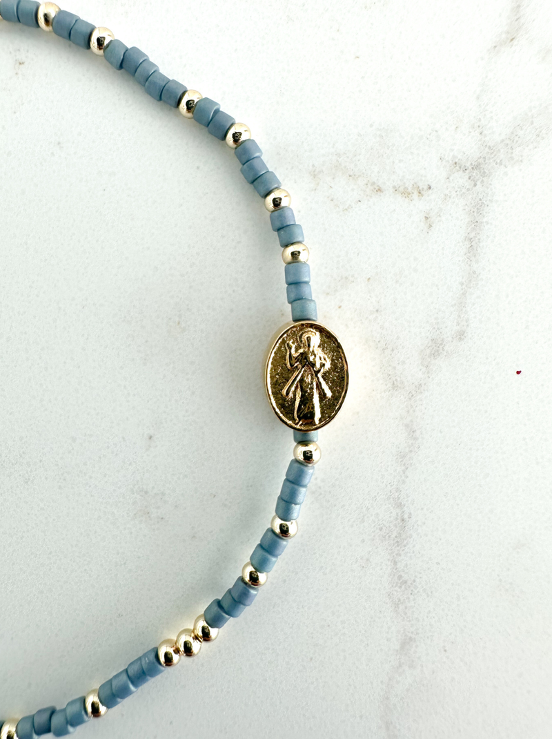 Divine Mercy Bracelets: Ocean Blue
