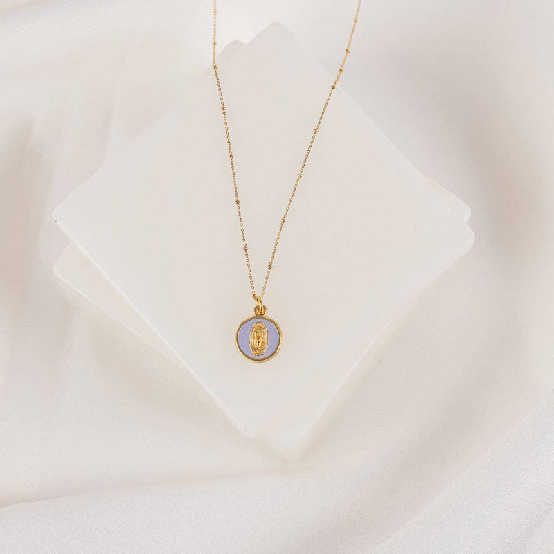 Miraculous Rose Necklace: Lavender