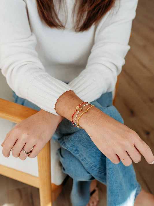 St. John Paul II Bracelet: Papal Red