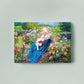 Our Lady Among the Flowers Catholic Art Print - Shepherd Me Shop