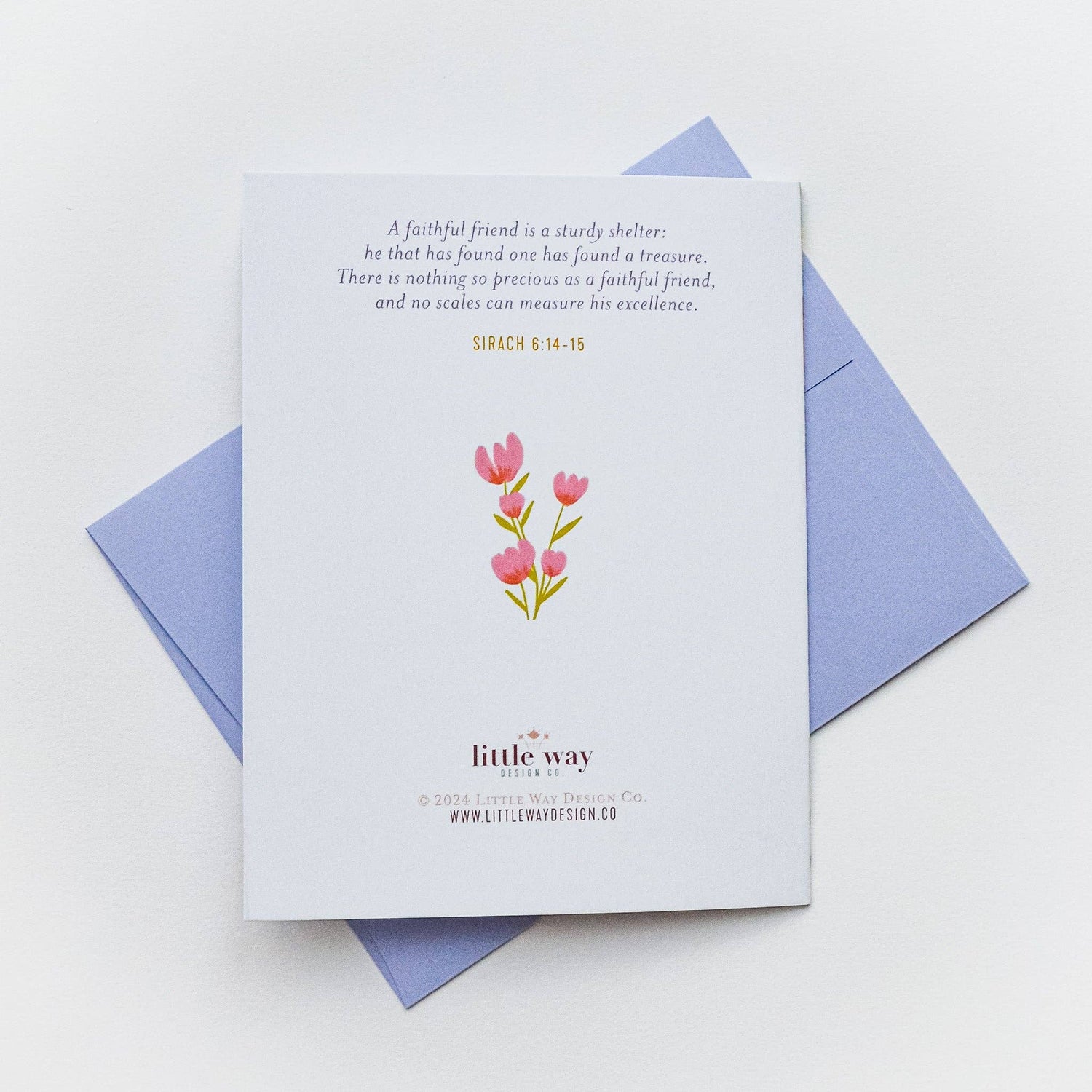 Catholic Friendship Greeting Card - Shepherd Me Shop