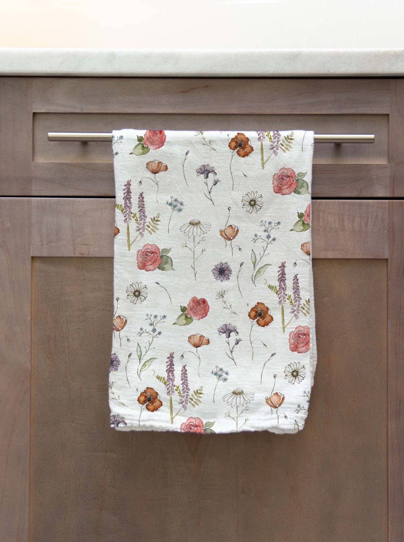 Little Way Floral Tea Towel