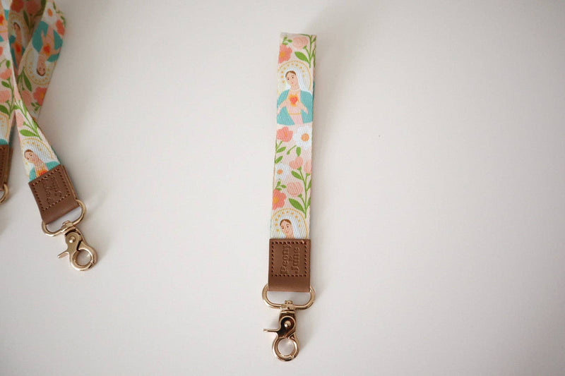 Immaculate Heart Wristlet Keychain